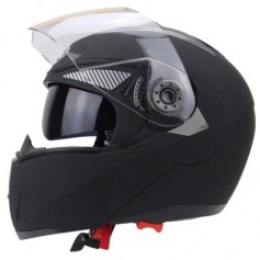 Full Face Street Bike Helmet Dual Visor with Transparent Shield