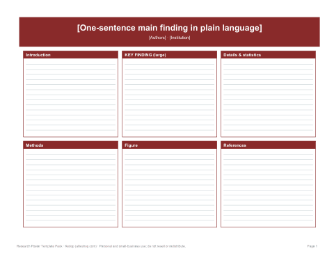 Preview of the first page of Central-finding layout